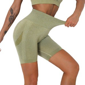 New Design High Waist Biker Shorts  Seamless  Butt Lifter Yoga Shorts
