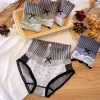 New design hot sale women high rise underwear breathable lace seamless panties