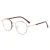 Import New design wholesale metal optical frame eyeglasses frames anti blue light glasses from China