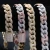 Import New Fashion Two Tone Multi-Plating Cuban Link White Rose Gold Chain from China