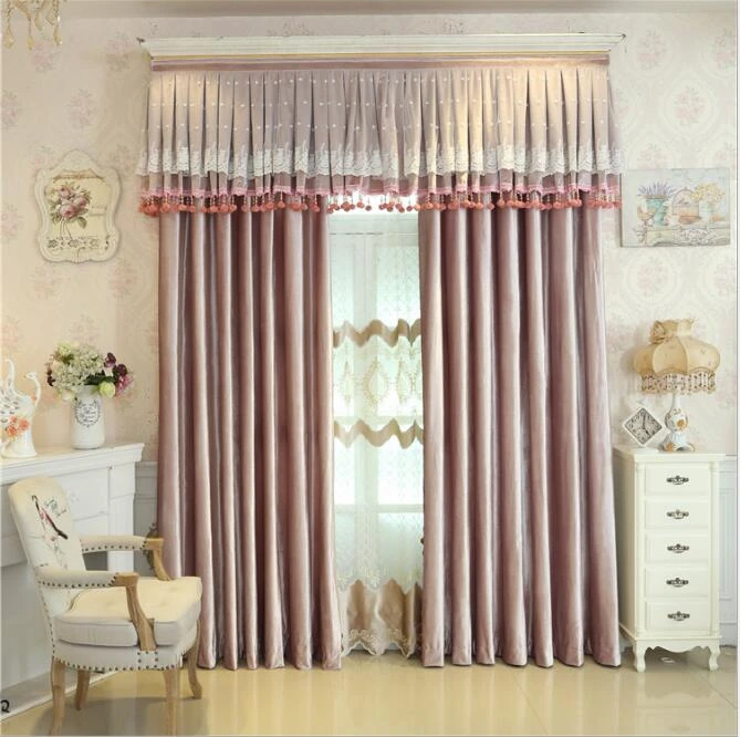 New Product 2021 Blackout Home &amp; Garden Luxurious Curtains for the Living Room