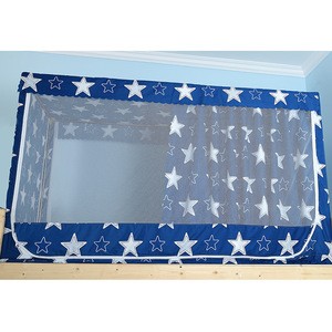 new product dorm bunk bed nets and covers with 3 side opening
