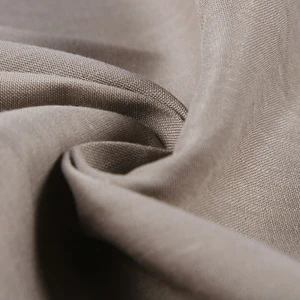 New products fashion pure color woven 55 linen 45 rayon thin korea linen fabric
