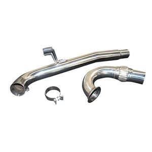New Stainless Steel Downpipe  VW Golf  2.0T MK7 3&quot; Piping 2012-2015 Exhaust Pipe