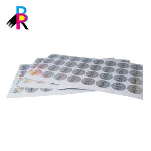 New Stly Custom Logo Paper Round Stickers Wholesale