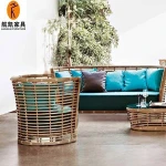 New Style Aluminum Outdoor Wicker Garden Sofa Set