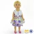 Import Newest Design 18 Inch Used American Girl Doll Clothes Summer Boutique Purple Stripe Clothes For Toy Accessories from China