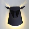 Nordic bedroom bedside iron led night wall lamp