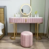 Nordic modern minimalist style dressing table net celebrity light luxury dressing table bedroom simple marble dressing table