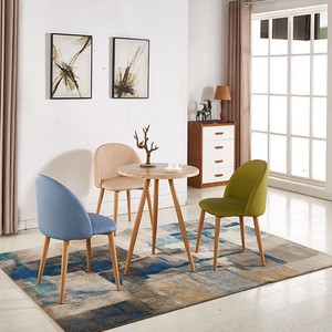 Nordic style dining room chair coffee table and chair four piece set