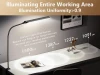 Northland 31.5inch dual head flexible gooseneck foldable lamparas led oficina office touch sensor desk table lamp reading light