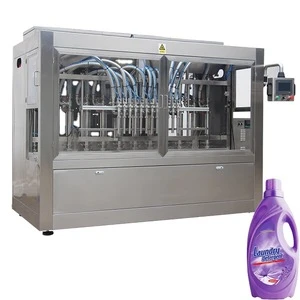 Npack 100ml-1l NP-VF Servo Motor Linear Type Automatic Piston Detergent Filling Machine for Bottle