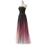 Import NW1201 Graduated Colors Women Dress Chiffon Prom Gown special occasions prom dresses from China