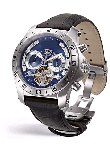 OEM newest Luxury Auto Mechanical Watch Arabic Number Tourbillon Mens Watch