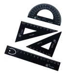 Office&School supplies kids metal rulers set students Geometric math steel rulers