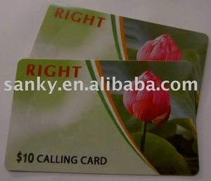 Offset Printing PVC scratch Card