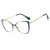 Import OHEMADO Metal cat eye blue light blocking glasses cat eye blue light blocking glasses reading glasses with blue filter from China
