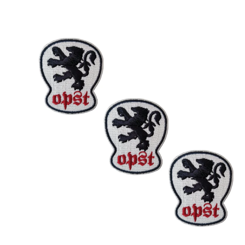 OP&amp;ST with lion badge Embroidery Patches Only for trademark owners