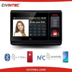 Optional WIFI/GPRS facial recognition biometric time attendance system with smart card reader