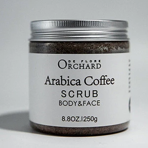 Organic pure body scrub grounded coffee scrub