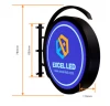 Outdoor SMD P4.6mm Circle Logo Round LED Digital Video Display Screen Signage
