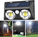 Outdoor Solar Security Lights 32 COB Waterproof Motion Sensor Lights Super Bright Wall Lights for Front Door, Back Yard,Garage