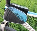 Outdoor Waterproof Cycling Bicycle Bag MTB Bike Frame Tube Panniers Touchscreen Phone Case Reflective Bags