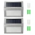 Import Outdoor Waterproof ip65 Garden Lighting Solar Powered Wall Lamp Step Light from China