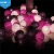 Import party wedding decorative cotton ball led string light for christmas from China