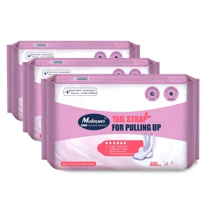 Patented Product Sanitary Napkin Supplier Ultra Thin Cotton Anion Chip Lady Sanitary Pad Feminine Hygiene Winged Sanitary Napkin