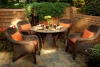 Patio garden sets rattan furniture with 5 years warranty