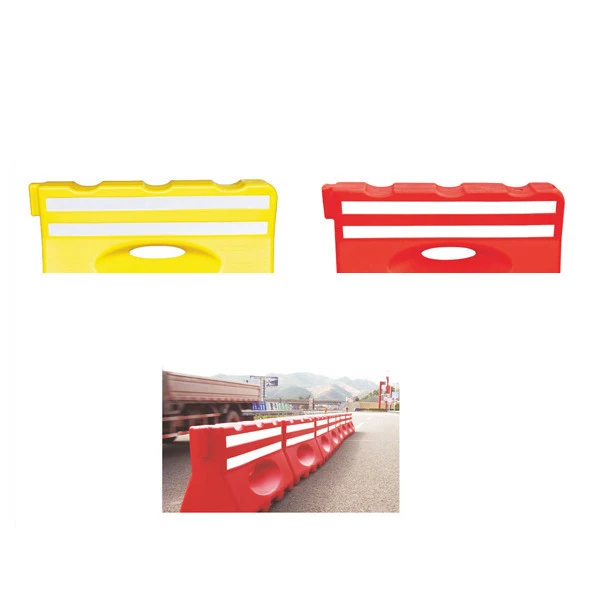 PE Colorful plastic traffic barrier/road block/road water filled barrier