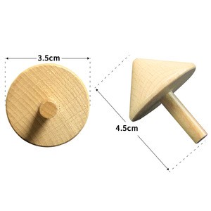 Perfect gift toy Spinning top toy Wooden Spinning toy for education