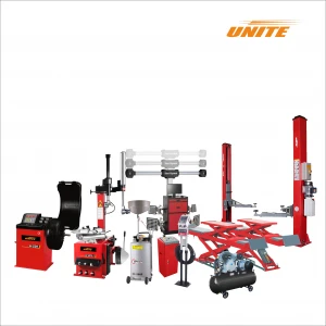 Perfect Tire Service Shop Equipment Combinations Tire Changer Wheel Balancer Alignment Machines Two Post Car Lift Tire Inflator