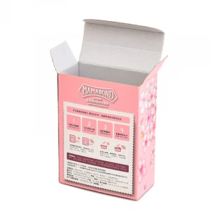 Personalized Custom Printed Packaging Cleanser Cosmetic Card Paper Box With Logo