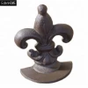 Personalized handmade spear shape cast iron bookends