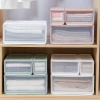 plastic  home storage organization stackable kids toy clothes cosmetic storage drawers container organizer box