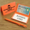 Plastic (PP) Folding Card Holder with Custom Printing - for business cards, credit cards - RPP2915I - StoreSMART