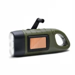 pocket solar power 1000mcd multifunctional solar led emergency light lamp led dynamo tactical flashlight