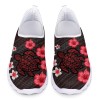 POD Female Sport Sneaker Flowers and Turtle Polynesian Custom Pattern Design Own Sneakers OEM Causal Running Shoes Walking Women