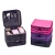 Polyester nylon EVA cosmetic beauty With Dividers Beauty Cosmetic Case Makeup Bag
