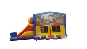 Popular amusing castle inflate combo,inflatable castle,bounce castle