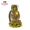 Popular Garden Decorative Polyresin Yoga Frog Statues Zen Frog Garden Statue