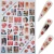 Import Popular Red Sexy Lips Nail Art Stickers For Nail Decoration Valentines Day Dating Stickers from China