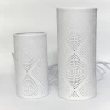 Porcelain lamp shades  led cover ceramic head shade  capping led accessories factory directly fringed light shade