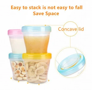 Portable Breast Milk/Fruit/Juice/Snack Storage Cup Set Kids Milk Powder Box Baby Food Container