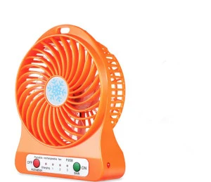 Portable Handheld Electric LED Mini Fan with USB Cable