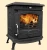 Import portable wood stoves smokeless indoor fire wood stove burning fireplace cast iron hopper from China