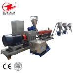 PP PE plastic granules two screw extruder/plastic pellet making machine