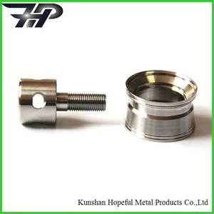 precision cnc machining stainless steel aviation connector parts